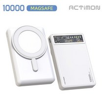 핸드폰 8핀 C타입 PD 20W 15W 고속 맥세이프 무선 보조배터리 10000mAh 충전기, 단품