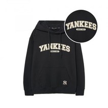 MLB 엠엘비 바시티 오버핏 후드티 NY Black 3AHDV0134-50BKS