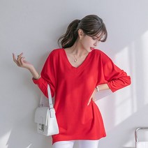 나크21 55 100 오프숄더 브이넥 티셔츠 KO11-T-28