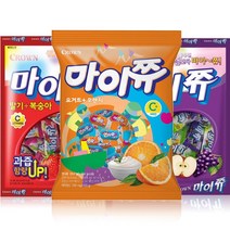 크라운 마이쮸 284g 3종 혼합 6개(딸기x2 + 포도x2 + 요거트x2)/대용량