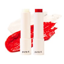 퓨어케이 비건 베소 립밤 3.9g 1+1세트 퓨어클리어 스칼렛