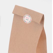 토벗 화이트 크라프트지 무지 각대봉투 소중대 빵 도넛 머핀 선물 포장, 색상/사이즈, 대 - 화이트