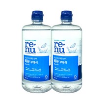 바슈롬 리뉴 후레쉬 500ml x 2개 렌즈 세정액, 2개입