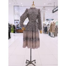 [써스데이아일랜드] 보더 믹스 패턴 롱 원피스 T218MOP265W(1270832)