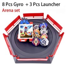 탑스 세트 발사대 Beyblade Toys With Starter and Arena Bayblade 금속 신 버스트 Bey Blade Blades, [20] 11-ZDP-PT-11PCS