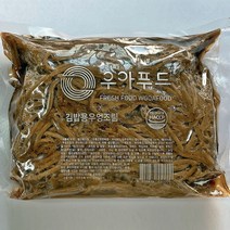 우아푸드 우엉조림 김밥용, 2kg, 1개