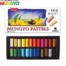 문교파스텔 24색/일반사각 MPS24, 1개