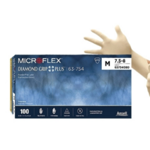 63-754 라텍스장갑 라텍스글러브 다이아몬드드립플러스 MICROFLEX DGP-INT, X-LARGE