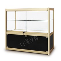 블랙 스팽글 카페 쇼케이스 베이커리 냉장 업소용 인테리어 호텔 빵 케익 유리 진열대 쿠키, A형 100x50x90 강화유리 스폿 포함