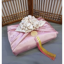 예단사랑 예단 양단 겹보자기 전통 고급 보자기110cm~150cm사이즈 대형 큰 보자기 이불포장 이바지포장, 2.핑크 150cm x 150cm,