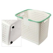 신쓰 바퀴달린 사각 세탁 빨래 멀티 basket 고급 바스켓 다용도 소쿠리 바구니 정리함 호