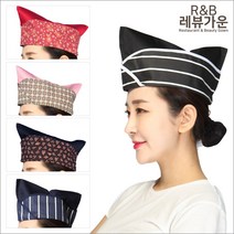 레뷰가운 CA37 위생모자 헬로우모자 주방모자 조리모자 스트라이프, CA37_검정*가로흰줄, 1개