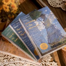 빈티지 명화 풍경 다꾸 배경지 페이퍼 4종 다이어리꾸미기, 3.들판 (ME-1242)