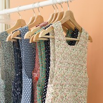 모던마마 주름앞치마 쉬폰 원피스 앞치마, 지그재그 블랙