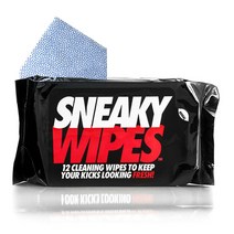 [스니키] 신발 전용 세척 슈케어 클리닝 티슈 12매, 단품