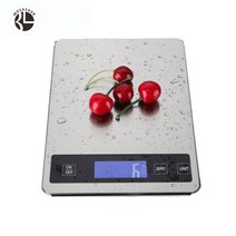 Mosasaur가정용 스테인레스 스틸 주방 저울 15kg/1g 식품 베이킹 전자 저울, 5kg/1g(건전지)