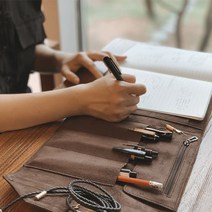 컨트롤9 컨트롤프로 시그니처 다이어리 다이어리커버 천연가죽 오거나이저, 미드나잇네이비