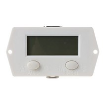 5 자리 LCD 디지털 디스플레이 0-99999 자기 유도 카운터 및 재설정, 하얀색