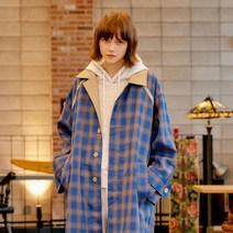 제너럴아이디어 클래식 체크 맥코트 S22A02001