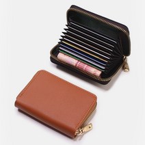 WALLET 가죽 지퍼형 카드 포켓 지폐 명합 지갑 도매