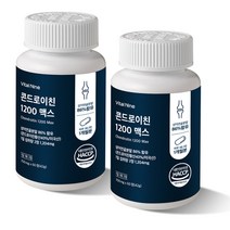 초고함량 상어연골 콘드로이친 1200, 2개, 60정