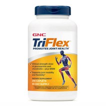 GNC 트리플렉스 240정 80일분 글루코사민 콘드로이친 MSM 히알루론산, 1개