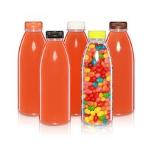 페트병 플라스틱병 쥬스페트500ml(A) 35파이, 밤색, 1개