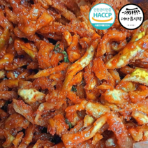 국산 100% 전라도 무말랭이무침 맛있는 남도 무우말랭이, 전라도무말랭이무침1kg