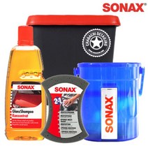세차 소낙스 셀프 세차용품 세트 카샴푸+멀티바스켓+스펀지_[230131EA], 소낙스 세차3종세트_A타입