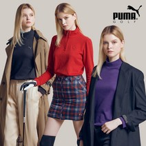 푸마골프 PUMAGOLF 푸마골프 여성 니트집업 모크넥티셔츠 3종세트