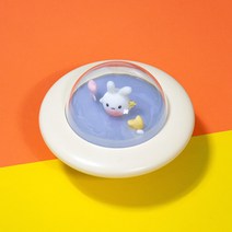 토끼 수유등 아이방 수면등 취침등 리모컨 캐릭터 충전식 무드등, 옐로우
