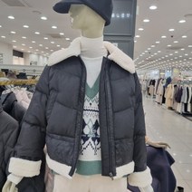 무스탕패딩구스점퍼 (SAPDG5261 블랙 베이지)