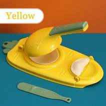 가정용 제빵 발효기 만두 금형 프레스 수동 스킨 롤링 반죽 기계 국수 가정용 베이킹 과자, 04 Yellow
