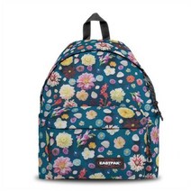 이스트팩 꽃무늬 백팩 패디드파커 네이비 플럭트 데일리 가방 EIABA01 -75R PADDED PAKR