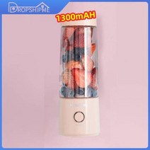 레몬착즙기 레몬즙짜개 Dropshipme Usb 전문 블렌더 전기 감귤류 과즙 오렌지 과일 압착기 병 충전식 주방 푸드 프로세서 용품 드랍쇼핑, [02] pink 400ML