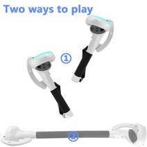 골프 VR 오큘러스오큘러스 퀘스트 2 골프 클럽 어댑터용 롱 스틱 컨트롤러 확장 그립 액세서리용 플레이비, Dual Use A, 02 Dual Use A