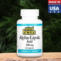 네추럴팩터스 알파리포산 100mg 캡슐 60정