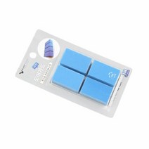 RT 차량용 문 충격 긁힘 방지 사각 도어쿠션 가드 블루, 단품