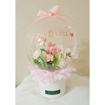 꽃풍선 레터링 스승의날 카네이션 풍선 꽃다발, 핑크