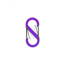 알루미늄 합금 S 모양 카라비너 클립 5 개 야외 등산 캠핑 EDC 스프링 키 체인 후크, 08 Purple