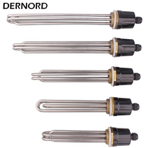 캠핑용 자동차 라디에이터 전기 미니 방열기 히터 나사 저항 가열 요소 침수 물 탱크 양조, 12kw, 은