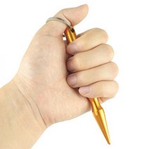 휴대용 여성호신용품 쿠보탄 펜 유선형 지압쿠보탄, 2 쿠보탄 실버