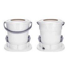 미니 탈수기 빨래 짤순이 만능 휴대용 소형 행주 양말, 브라운 6세대모델+배수커버+소음커버