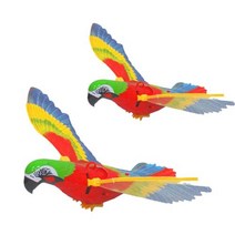 고양이장난감 시뮬레이션 새 인터랙티브 고양이 장난감 전기 매다는 독수리, two parrots+without light musi