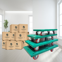 P대차 달리(대형 550x850) 색상선택 / 손잡이없는 카트 끌차 리어카 운반구 구르마 구루마 피대차 옮기기 이삿짐 포장이사, 11) 빨강판 / 회색고무바퀴