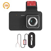 GP ADDKEY-4.0In 대시 캠 자동차 DVR 24H HD 1080P 카메라 듀얼 렌즈 비디오 레코더 블랙 박스 사이클 대시캠 미러 운전, [02] 24H No rear camera, [02] 아무도