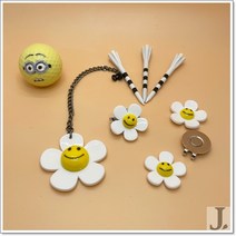 [진크래프트골프] 데이지 골프 티걸이 볼마커 세트