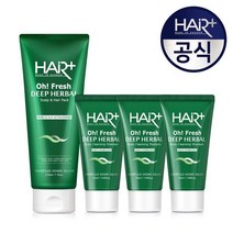 헤어플러스 오프레시 탈모두피팩 210ml+탈모샴푸 50ml 3개