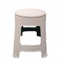 PIQ357075플라스틱 라탄회전의자 야외 보조 실내, 브라운