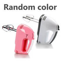 JIQI-220V 110V 핸드 헬드 전기 식품 블렌더 가정용 계란 거품기 재료 믹서 미니 크림 마요네즈 우유, Random color_110V